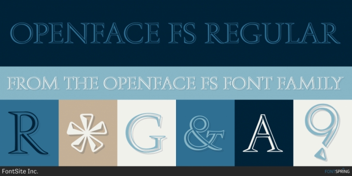 Openface FS font preview