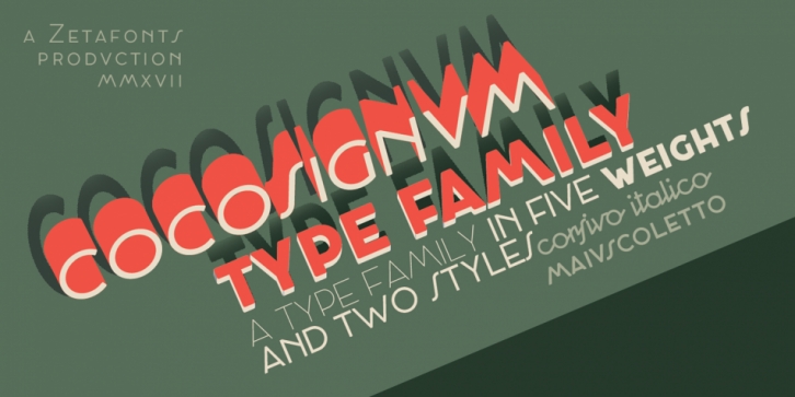 Cocosignum font preview