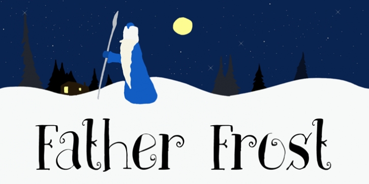 Father Frost font preview