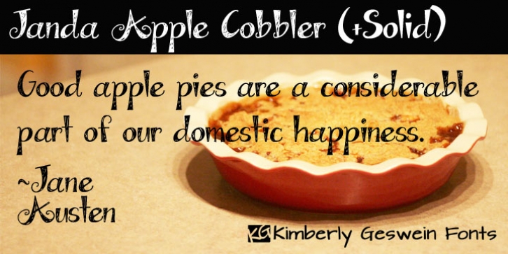 Janda Apple Cobbler font preview