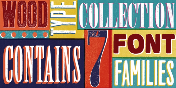 Woodtype Collection font preview