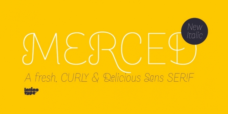 Merced font preview