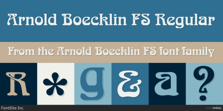 Arnold Boecklin FS font preview