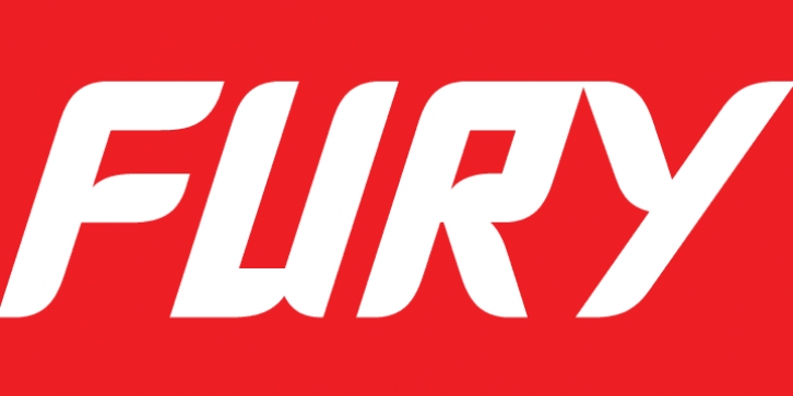 Fury font preview