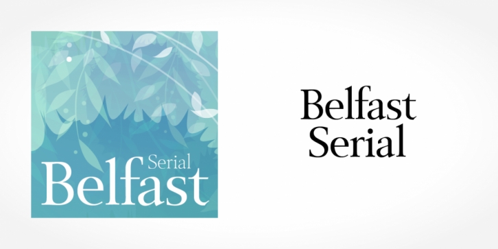 Belfast Serial font preview