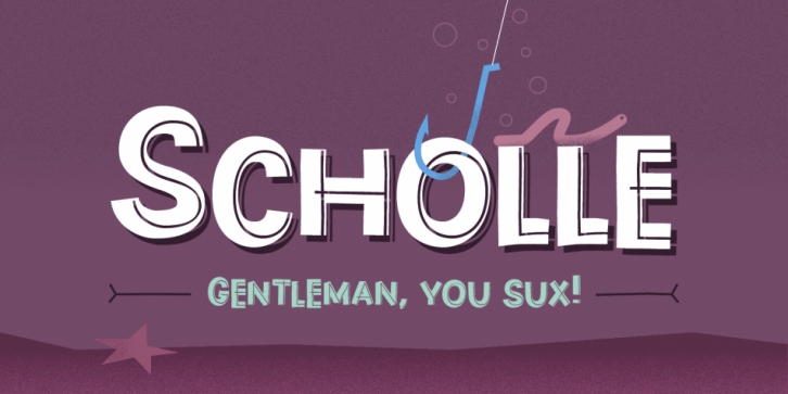 Scholle font preview
