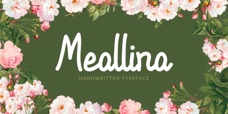 Meallina font preview