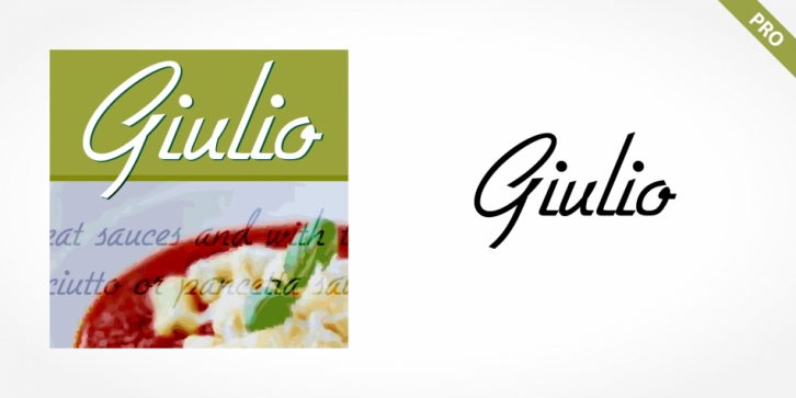 Giulio Pro font preview