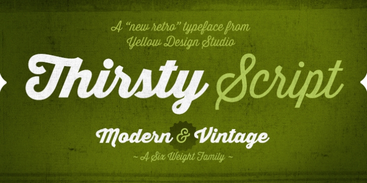 Thirsty Script font preview