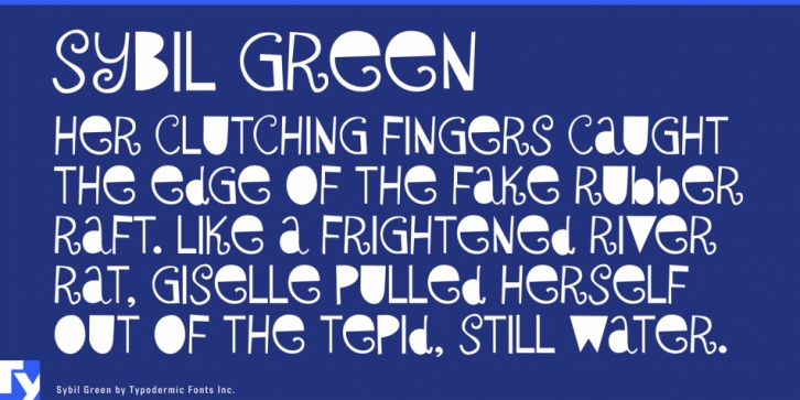 Sybil Green font preview