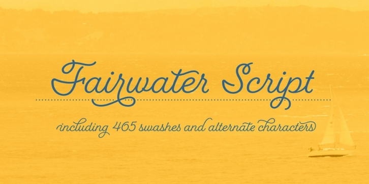 Fairwater font preview