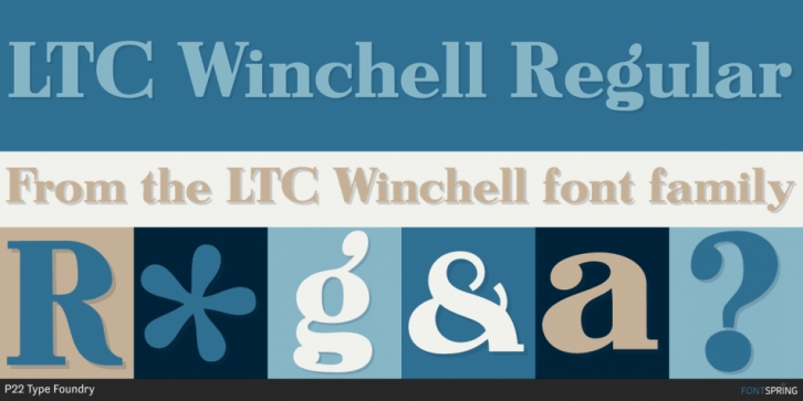LTC Winchell font preview