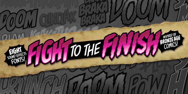 Fight To The Finish BB font preview