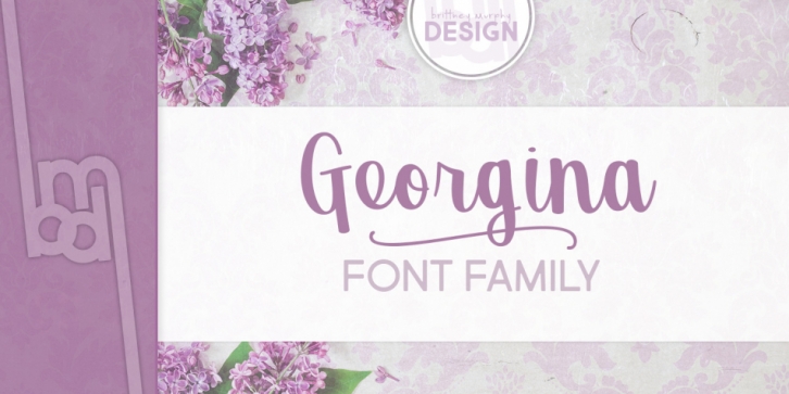Georgina font preview