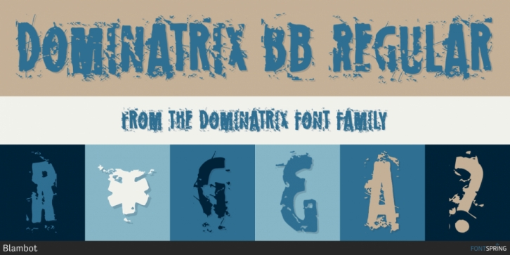 Dominatrix font preview