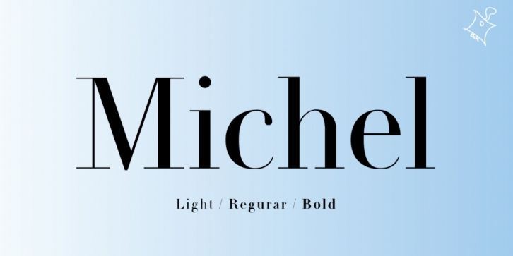 Michel font preview