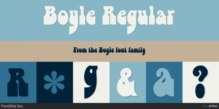 Boyle font preview