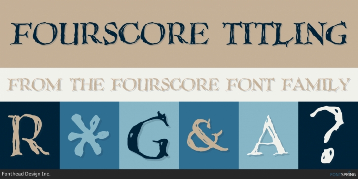 FourScore font preview