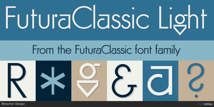 FuturaClassic font preview