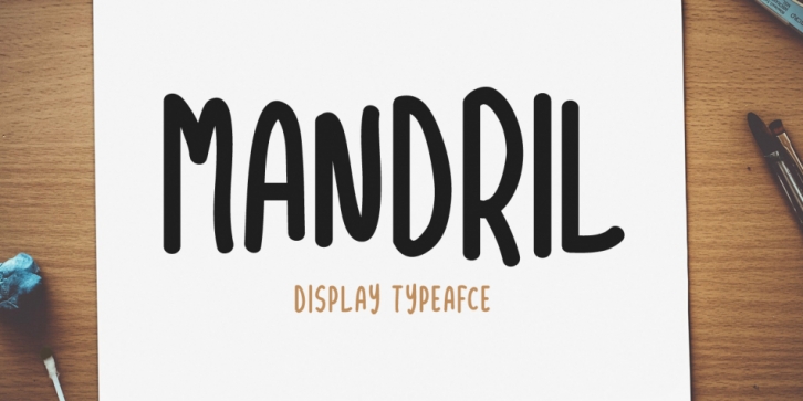 Mandril font preview