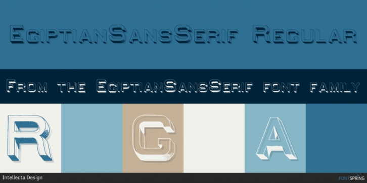 EgiptianSansSerif font preview