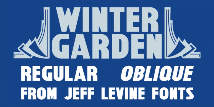 Winter Garden JNL font preview