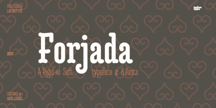 Forjada font preview