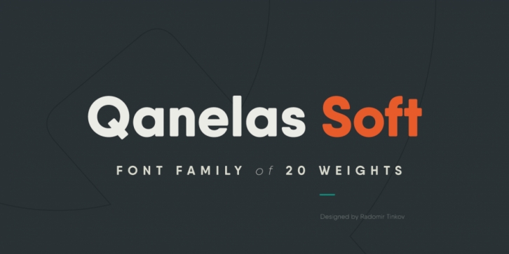 Qanelas Soft font preview