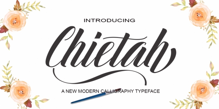 Chietah font preview