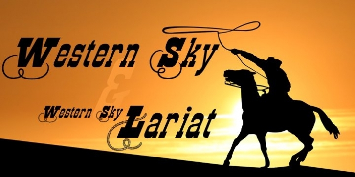 Western Sky font preview
