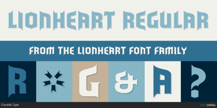 Lionheart font preview