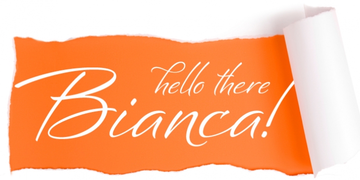Bianca font preview