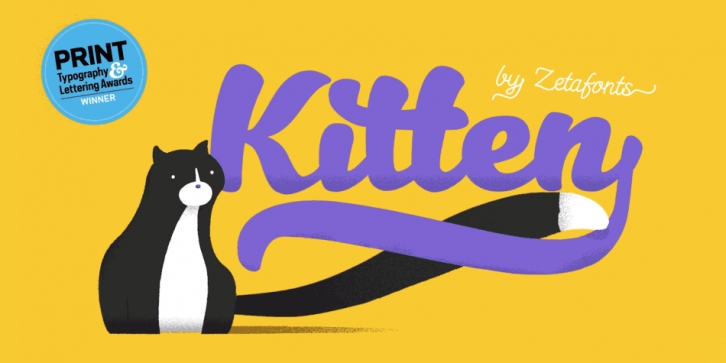 Kitten font preview