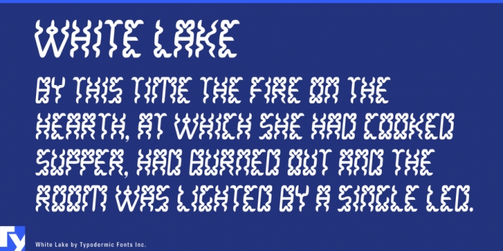 White Lake font preview