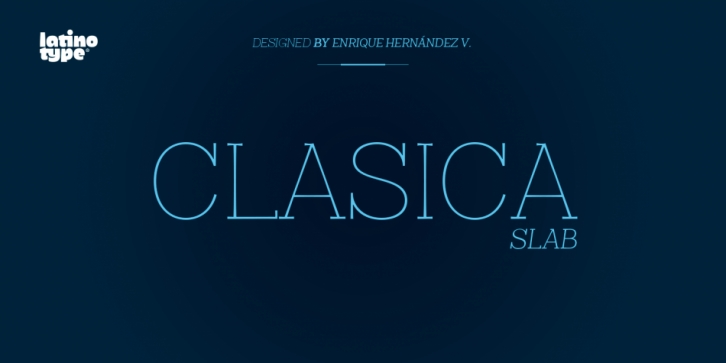 Clasica Slab font preview