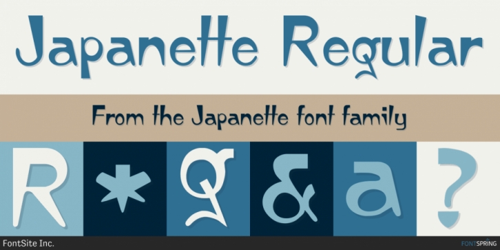 Japanette font preview