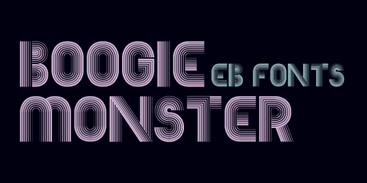 Boogie Monster font preview