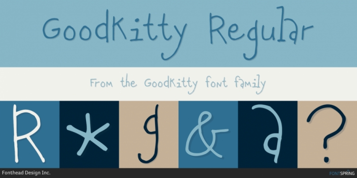 GoodKitty font preview