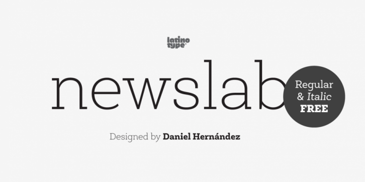 Newslab font preview