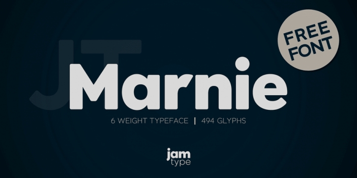 JT Marnie font preview