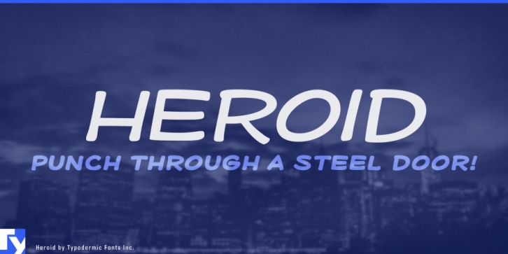 Heroid font preview