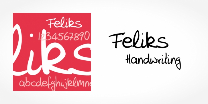 Feliks Handwriting font preview
