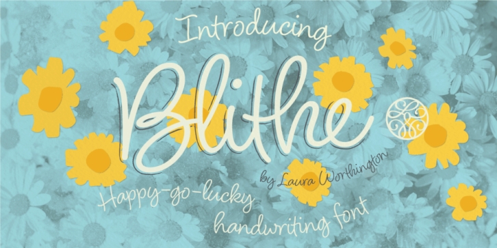 Blithe font preview
