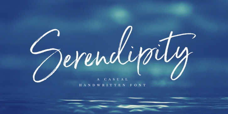 Serendipity font preview