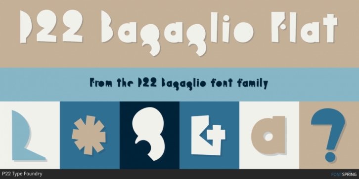 P22 Bagaglio font preview