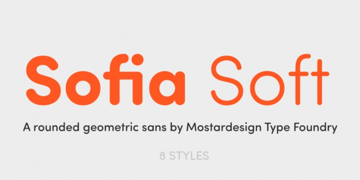 Sofia Pro Soft font preview