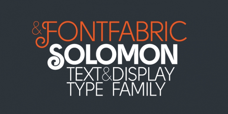 Solomon font preview