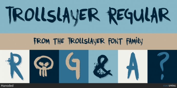 Trollslayer font preview