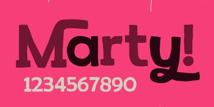 Marty font preview