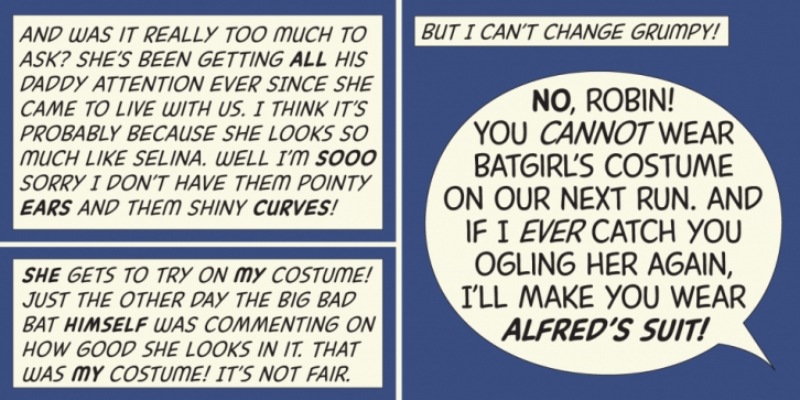Common Comic font preview